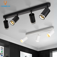 Focos LED GU10 Ajustables para Hogar y Hotel, Foco Móvil/Foco de Techo para Pasillo, Focos Interiores/Foco