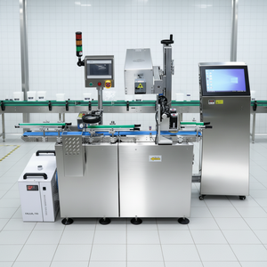 Equipo de Orientación y Clasificación de Tapas de Botellas con Marcado Láser UV para Correlación de Códigos Únicos y Trazabilidad - Product Image 2