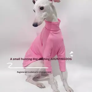 T-shirt décontracté en coton pur <span class=keywords><strong>de</strong></span> couleur unie pour Greyhound, printemps-été, facile à porter, vêtements pour <span class=keywords><strong>chien</strong></span> italien Whippet Bedlington - Product Image 3