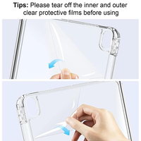 Étui Bonor Pad X9a/X9 Pro 2025 avec support pour stylet, support pliable en Y, coque arrière rigide transparente en PU 28x20
