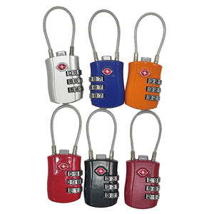 उचित मूल्य शीर्ष गुणवत्ता कीलेस टीसा केबल लॉक <span class=keywords><strong>Tsa</strong></span> 3 डिजिटल संयोजन लॉक - Product Image 6