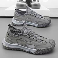 Chaussures décontractées pour hommes, nouvelle collection printemps, haute qualité, respirantes, maille fine, polyvalentes, antidérapantes, pour le skateboard, sécurité au travail