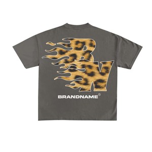 Tùy Chỉnh Thương Hiệu Tên Chất Lượng Cao Lỏng Lẻo Drop Shoulder Áo Phông Tùy Chỉnh 100% Bông Thời Trang Dạo Phố Trống Quá Khốc Nặng T Áo Sơ Mi - Product Image 3