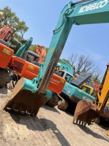 SK200-6E รถขุดมือสองระบบไฮดรอลิกแบบมือสอง kobelco จากญี่ปุ่นของแท้เครื่องขุด SK250-8 SK70SR สภาพดี - Product Image 5