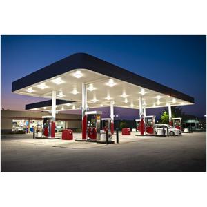 Structure en acier moderne personnalisée à faible coût, auvent de station-service, conception de station-service pétrolière, station-service à vendre - Product Image 4