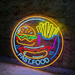 Enseignes néon LED personnalisées étanches IP67 avec garantie de 2 ans, construction en cristal pour bars, animaleries, lieux événementiels - Directement des usines du Guangdong - Product Image 2