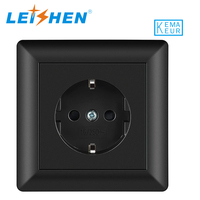 Prise murale Schuko simple standard européenne 16A 250V, une prise de courant encastrée, prise électrique murale pour la maison, certifiée CE