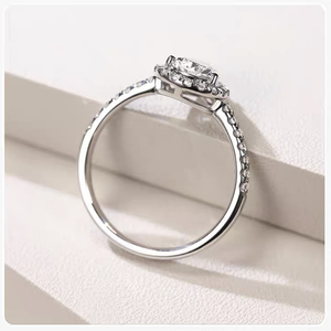 Handgemaakte Custom 14K Wit Goud Met 1ct Peer <span class=keywords><strong>Cut</strong></span> Moissanite <span class=keywords><strong>Diamond</strong></span> Eternity Engagement Ring - Product Image 4