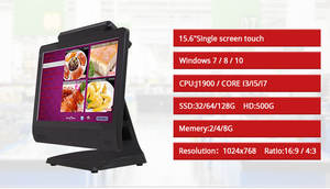 Sistema de Punto de Venta (TPV) VFD de 15.6'' con Terminal de Pago, Dispositivo de Caja Registradora Electrónica Inteligente y Moderna para Escritorio - Product Image 2