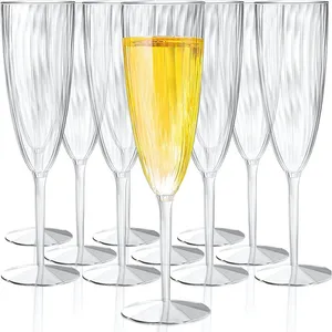Disposable Integrated Red <strong>Wine</strong> <strong>Glass</strong> Thickened Transparent Goblet Cocktail <strong>Glass</strong> <strong>Plastic</strong> for <strong>Glass</strong> Thickened - Product Image 1