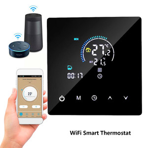 <span class=keywords><strong>Thermostat</strong></span> intelligent WiFi numérique à écran tactile 16A pour chauffage au sol 3A pour <span class=keywords><strong>chaudière</strong></span> à <span class=keywords><strong>gaz</strong></span>, contrôleur mural pour la maison - Product Image 3