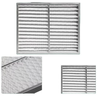 Filtre primaire G4, filtre à plaques, filtre anti-poussière, adapté aux équipements de climatisation des systèmes HVAC