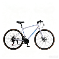Ensemble de roues de vélo de course 700c avec fourche en acier et pédales standard