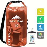 Bolsa Impermeable de Alta Calidad para Viajes al Aire Libre, Bolsa Seca de PVC con Cierre Enrollable, Portátil, Resistente al Agua y Flotante