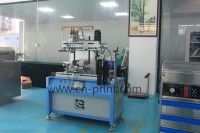 Impresora de Serigrafía UV Semiautomática de Grado Industrial para Frascos y Macetas de Vidrio, Nueva