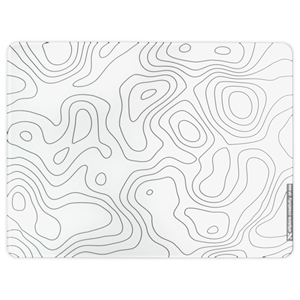 XVX Glazen Gaming Muismat Professioneel Groot 410mm*310mm Kunststijl Wit Topografisch <span class=keywords><strong>Hard</strong></span> oppervlak Verbeterde precisie Bureaumat - Product Image 2