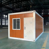 Maison conteneur pliable en forme de Z FLKT, en acier de 2,0 mm, préfabriquée, modulaire, en kit, pour bureau, chambre, café, toilettes
