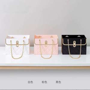 Cesta <span class=keywords><strong>de</strong></span> embalaje para ramo, caja <span class=keywords><strong>de</strong></span> regalo, bolsa <span class=keywords><strong>de</strong></span> <span class=keywords><strong>flores</strong></span> con cadena <span class=keywords><strong>de</strong></span> Metal, Cubo <span class=keywords><strong>de</strong></span> almacenamiento para ramo, bolsa <span class=keywords><strong>de</strong></span> <span class=keywords><strong>flores</strong></span>, bolso, boda, <span class=keywords><strong>fiesta</strong></span> <span class=keywords><strong>de</strong></span> cumpleaños - Product Image 4