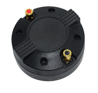 Pilotes de klaxon à compression en titane noir 34 mm 8 Ohms Diafragma Pilote de tweeter de haut-parleur