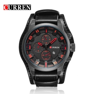 Reloj de Pulsera de Cuero Curren 8225 para Hombre, Reloj Deportivo de Moda con Cronógrafo, Movimiento de Cuarzo Japonés - Product Image 2