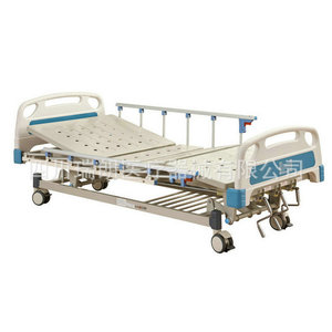 Cama de Hospital Multifuncional Sichuan Ruilang con Ruedas y Barandilla para Cuidado del Paciente, Modelo Manual de Manivela Simple - Product Image 1