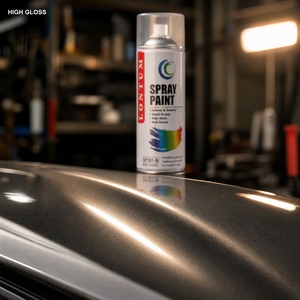 Venta caliente botella de alto brillo caramelo Mubah plástico negro Color plata Graffiti <span class=keywords><strong>Aerosol</strong></span> pintura en <span class=keywords><strong>aerosol</strong></span> - Product Image 3