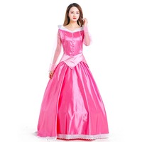 Robe de princesse pour femmes, costume de la Belle au bois dormant pour Halloween, HCSP-017