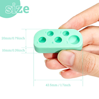 Palette en silicone multifonction professionnelle pour rehaussement de cils, palette réutilisable pour rehaussement et teinture de cils, palette en silicone pour permanente des sourcils