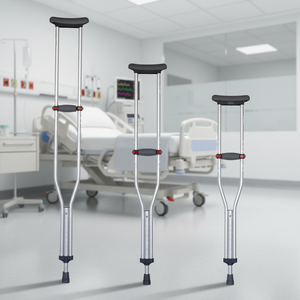 Bastón de Aleación de Aluminio Antideslizante <span class=keywords><strong>RUFU</strong></span> RF1003, Ajustable, Telescópico, con Empuñadura de Goma, Capacidad de Carga de 250 lb, Estilo Contemporáneo - Product Image 3