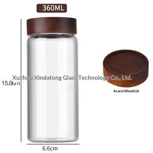 Boîte à thé carrée en verre hermétique – Idéale pour les maisons d'hôtes, salons de thé, usage domestique, stockage de collations et céréales – Design moderne et épuré pour les fêtes - Product Image 6