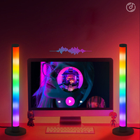 Barres lumineuses LED intelligentes, contrôle des applications et mode rythme de synchronisation de la musique, éclairage d'ambiance pour les jeux de bureau, PC, décoration de salle de télévision