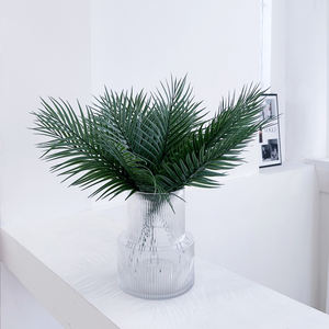 ใบปาล์มเทียมใบปาล์มเทียมพืชเขตร้อนจำลองใบซาฟารีมีลำต้นสำหรับงานปาร์ตี้ฮาวาย - Product Image 3