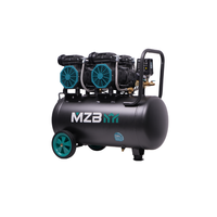 Compresseur d'air Paintball sans huile MZB 750wx2 50L Mini Compresor De air