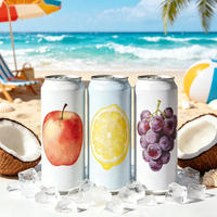 Boîtes de boisson cylindriques en aluminium personnalisées avec impression sérigraphique pour bière, soda, jus, boissons énergisantes - Emballage OEM