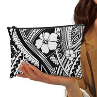 Penjualan Grosir Langsung Dompet Koin Lipat Ringan Tanpa Berat Desain Suku Polinesia Elei Kustom Fashion Personalitas