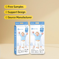 Couches-culottes jetables pour bébé de haute qualité, personnalisées, anti-fuites, ultra-absorbantes, ultra-fines, respirantes, surface douce en coton