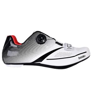 Zapatillas de Ciclismo Boodun Blancas para Carretera, Calzado de Ciclismo de Carretera para Hombre con Sistema de Clipless - Product Image 3