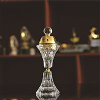 Vente en gros Brûleur d'encens en métal avec fonction de refoulement Encensoir électronique pour bureau à domicile Caractéristiques Ambergris Lavande Thé Parfums