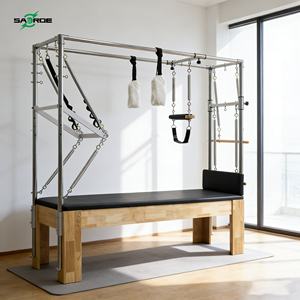 Cama Cadillac de Pilates y Yoga SAERDE, Duradera, con Núcleo Elevado, de Madera de Roble - Product Image 1