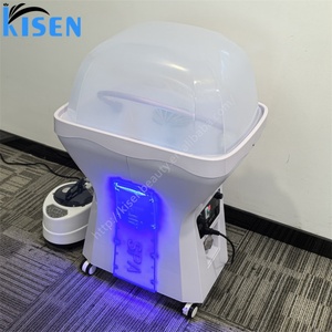 Kisen Bac à shampoing portable avec éclairage design, lavabo mobile pour soin capillaire, arche d'eau violette, petite taille, bac de lavage de cheveux surélevé, en promotion - Product Image 5