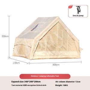 6 tienda <span class=keywords><strong>de</strong></span> campaña inflable plana al aire libre para acampar durante la noche a prueba <span class=keywords><strong>de</strong></span> lluvia cálido techo <span class=keywords><strong>de</strong></span> campamento techo protección solar cabaña <span class=keywords><strong>de</strong></span> <span class=keywords><strong>campo</strong></span> - Product Image 5