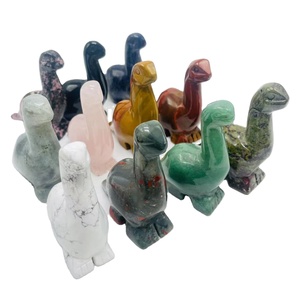 Cristalli pietra curativa cristallo sfuso all'ingrosso pietra naturale cristallo dinosauro intaglio per la decorazione domestica - Product Image 1