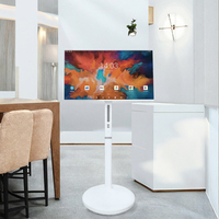 Pantalla Digital Inteligente de Alta Definición de 32 Pulgadas, Pantalla Táctil Giratoria, Smart TV Android 11, Portátil para el Hogar y Estudiantes