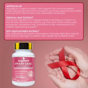AegleWell Private Label Perawatan Kesehatan Ovarium Ekstrak Isoflavon Kedelai Sofetgel Perawatan Ovarium SoftGels - Product Image 4