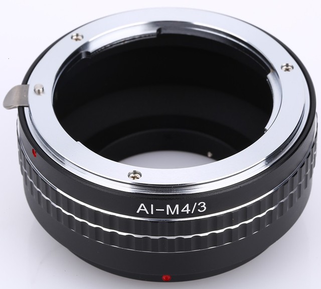 Leedsen Metal Lens Mount Adapter Ring AI-M4/3 for Nikon AI to Olympus/M4/3 Micro Four Thirds Cameras