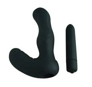 Hot Jual Silikon Anal Toy Electric Prostat Pijat Bergetar Pantat Vibrator untuk Orang Dewasa