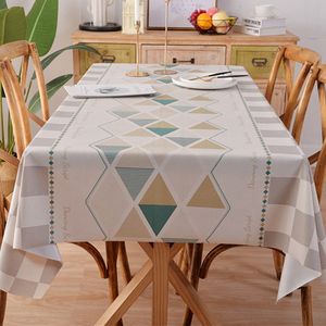 High quality Digital printing thick plastic customized size PVC table cloth