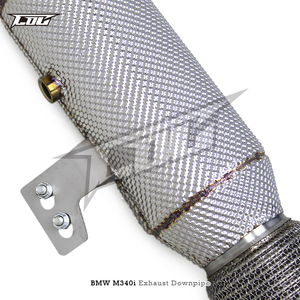 Collecteur d'échappement <span class=keywords><strong>BSK</strong></span> en stock pour BMW M240i M340 M340i M440 G20 G22 B58 3.0T 2017+ Tuyaux SUS304 Système d'échappement à écoulement libre - Product Image 3