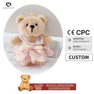 Teddy ISLAND Série de robes mignonnes en peluche Teddy Bear, vêtements de nuit décontractés, jouets en peluche, avec autorisation mondiale - Product Image 6