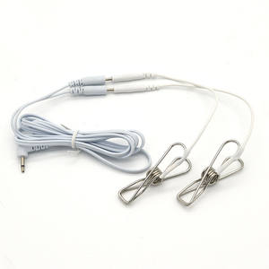 Elektroschock-Nippelklemmen Bondage Brustmassagegerät Vibrationsstimulation Klitorisstimulator Vibrator SM Sexspielzeug für Frauen - Product Image 5